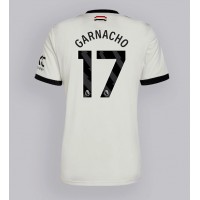 Manchester United Alejandro Garnacho #17 Tretí futbalový dres 2024-25 Krátky Rukáv